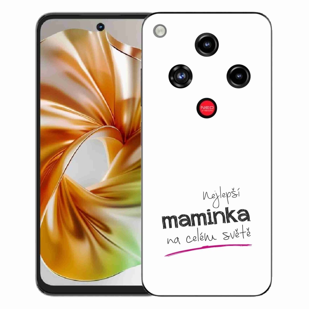 ZTE Nubia Focus 2 zselés borító mmCase - legjobb anya 4 fehér háttérrel