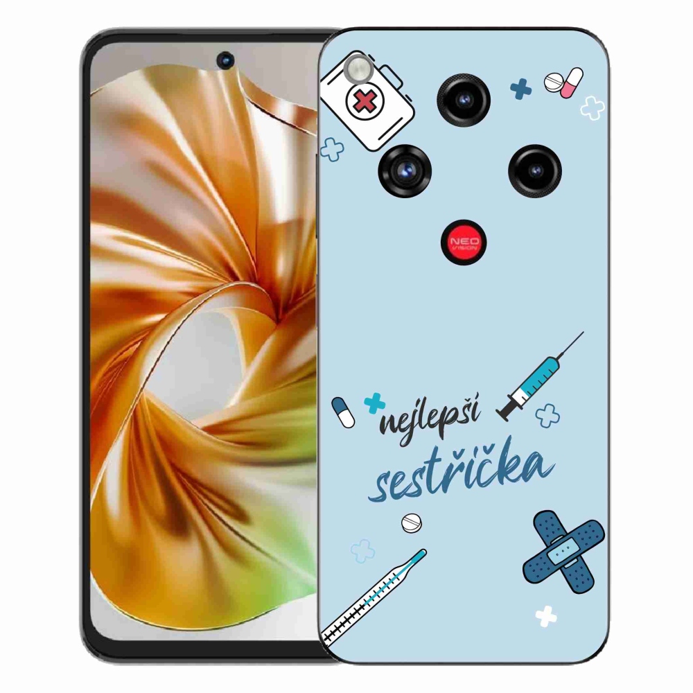 ZTE Nubia Focus 2 zselés borító mmCase - a legjobb kishúg kék háttere