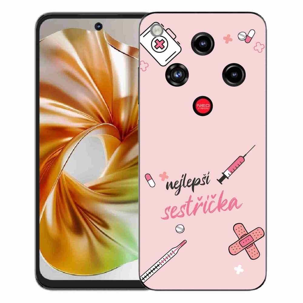 ZTE Nubia Focus 2 zselés borító mmCase - a legjobb kishúg rózsaszín háttérrel