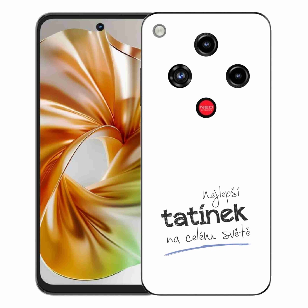 ZTE Nubia Focus 2 zselés borító mmCase - legjobb apuci 4 fehér háttérrel