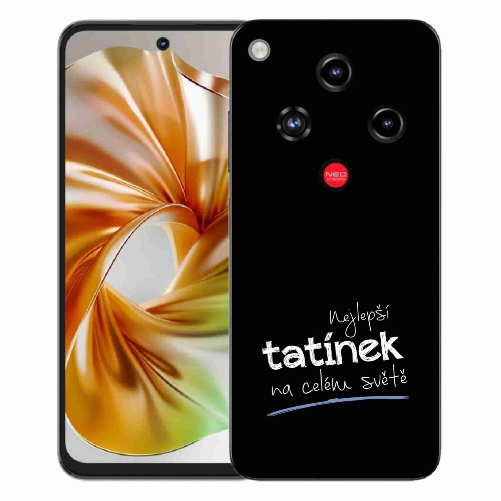 ZTE Nubia Focus 2 zselés borító mmCase - legjobb apuci 4 fekete háttérrel