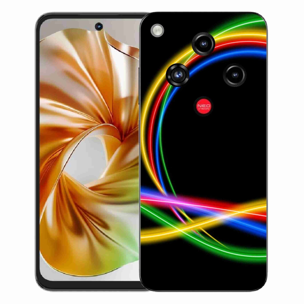 ZTE Nubia Focus 2 zselés tok mmCase - neon körök