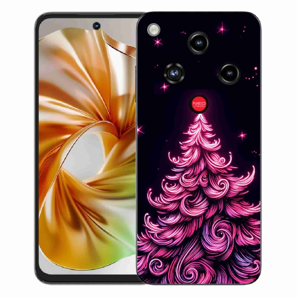ZTE Nubia Focus 2 zselés borító mmCase - neon karácsonyfa 2