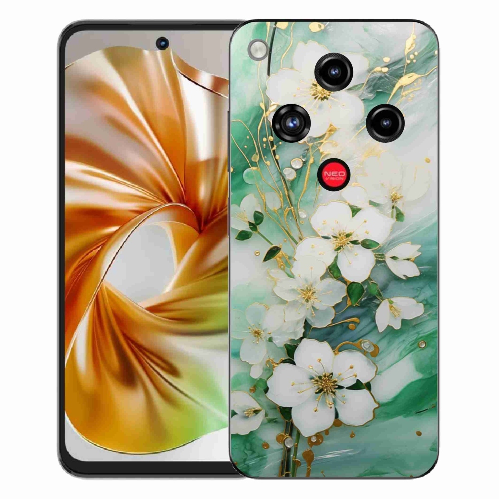 ZTE Nubia Focus 2 zselés tok mmCase - finom virágok