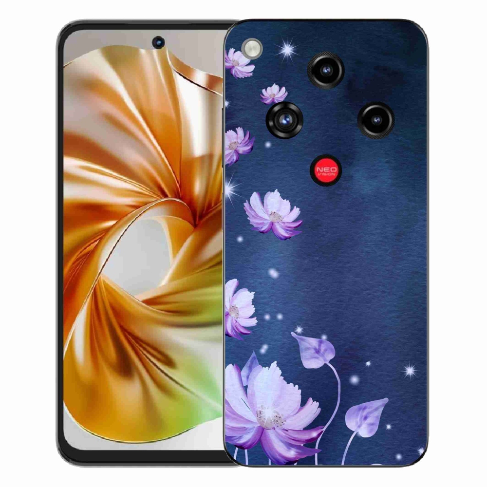 ZTE Nubia Focus 2 zselés tok mmCase - hulló virágok