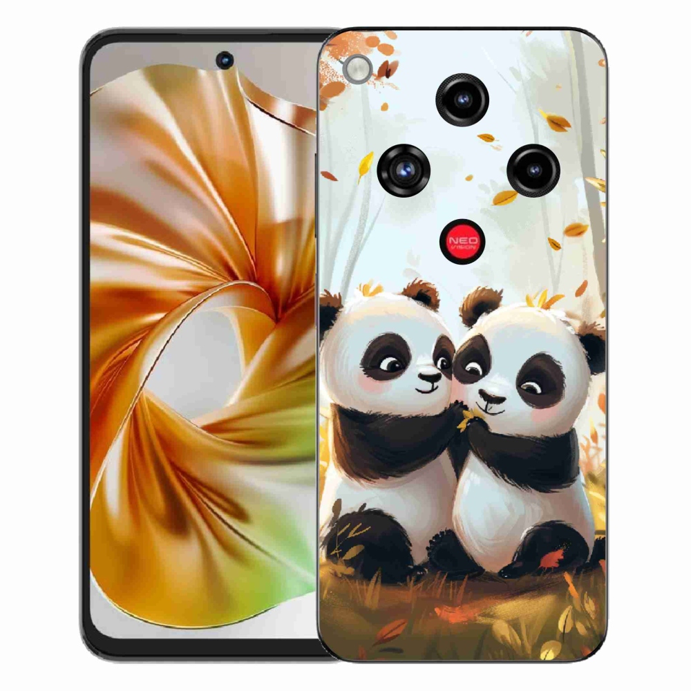 ZTE Nubia Focus 2 zselés borító mmCase - pandák