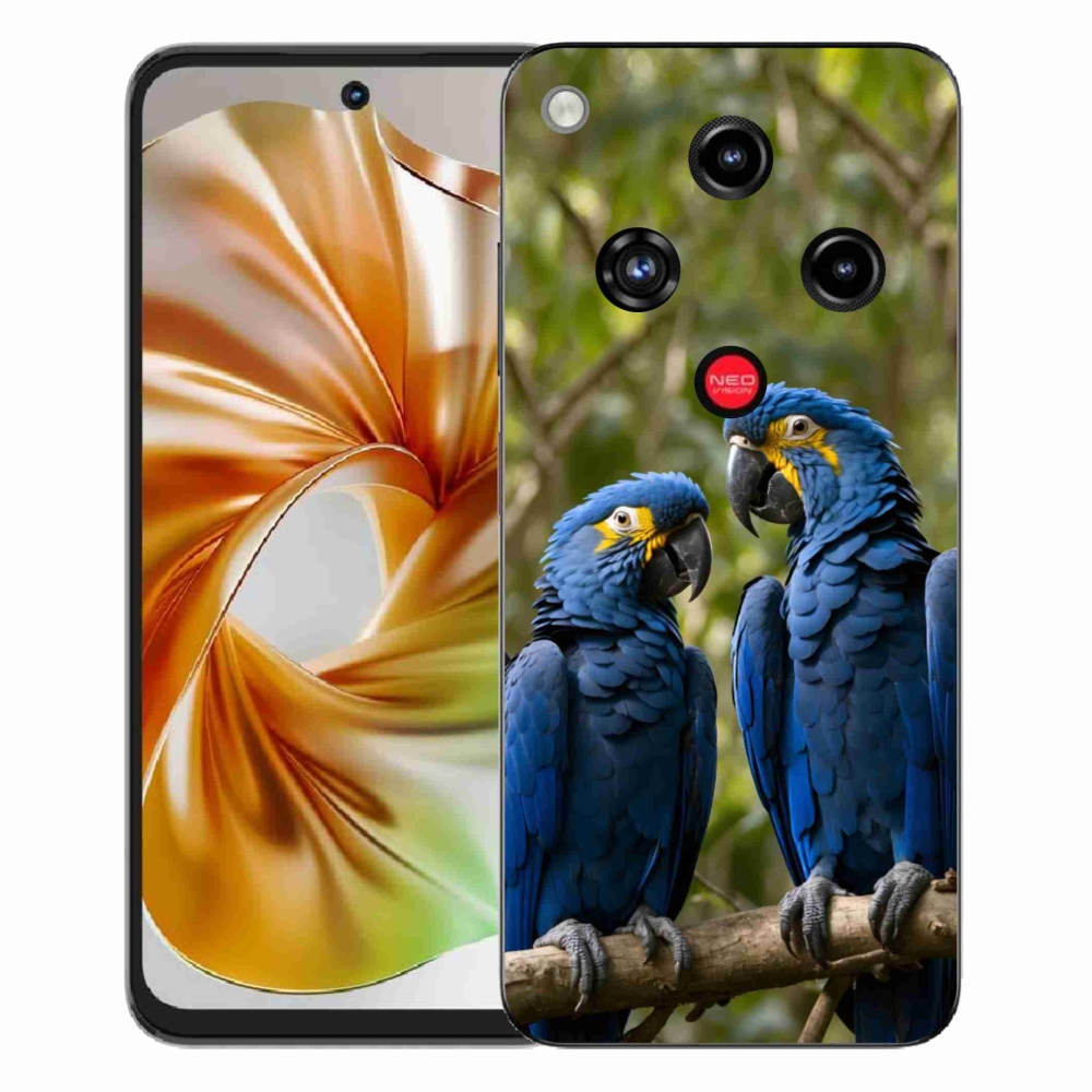 ZTE Nubia Focus 2 zselés tok mmCase - papagáj duóhoz