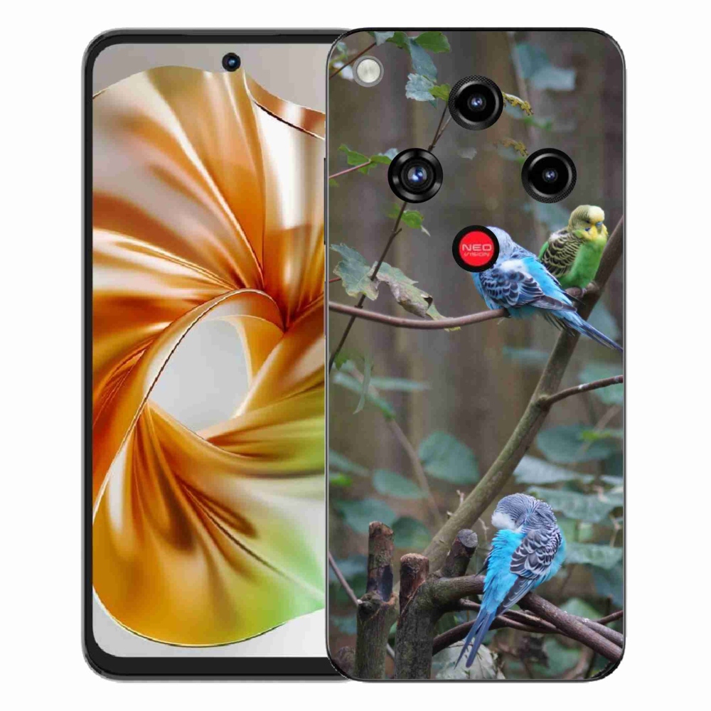 ZTE Nubia Focus 2 zselés tok mmCase - papagájok az ágon