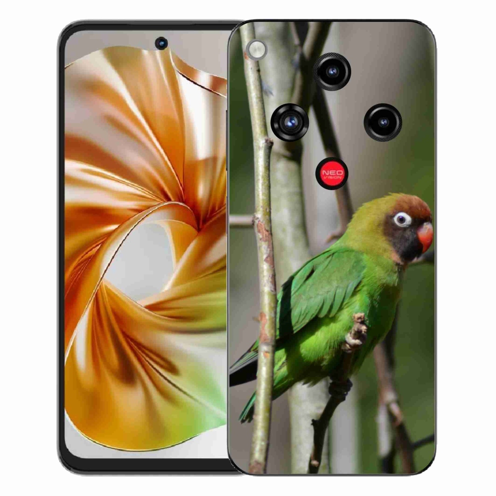 ZTE Nubia Focus 2 zselés tok mmCase - papagáj agapornis