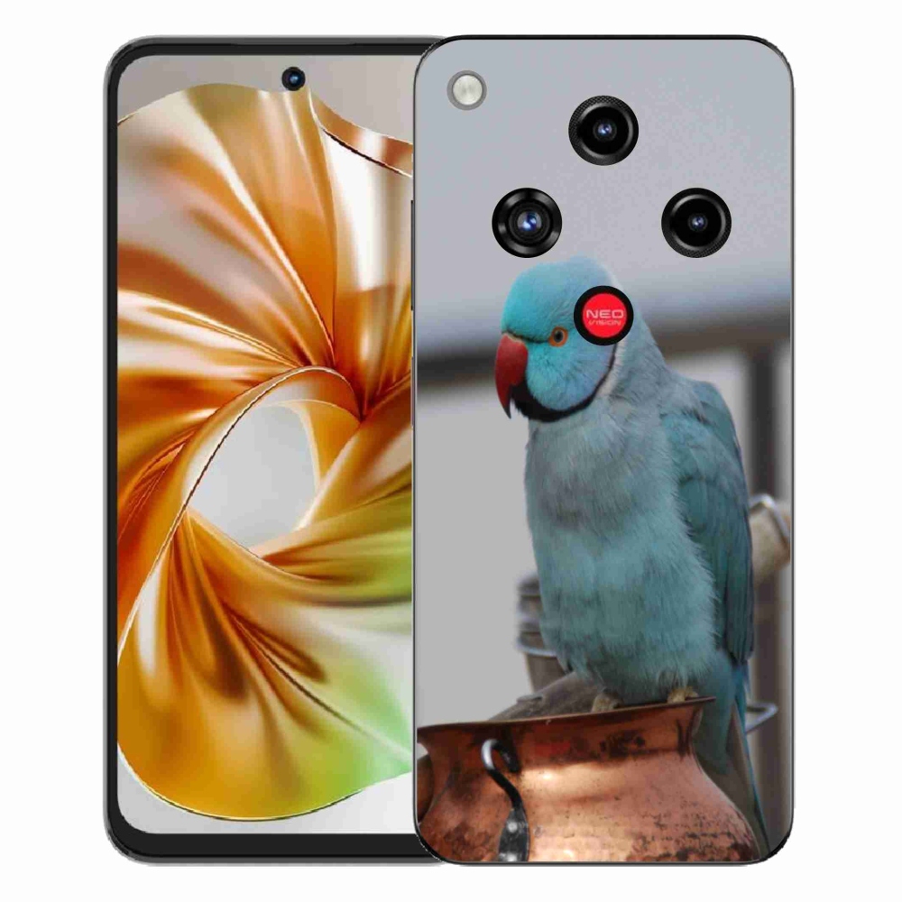 ZTE Nubia Focus 2 zselés tok mmCase - papagáj alexander kék