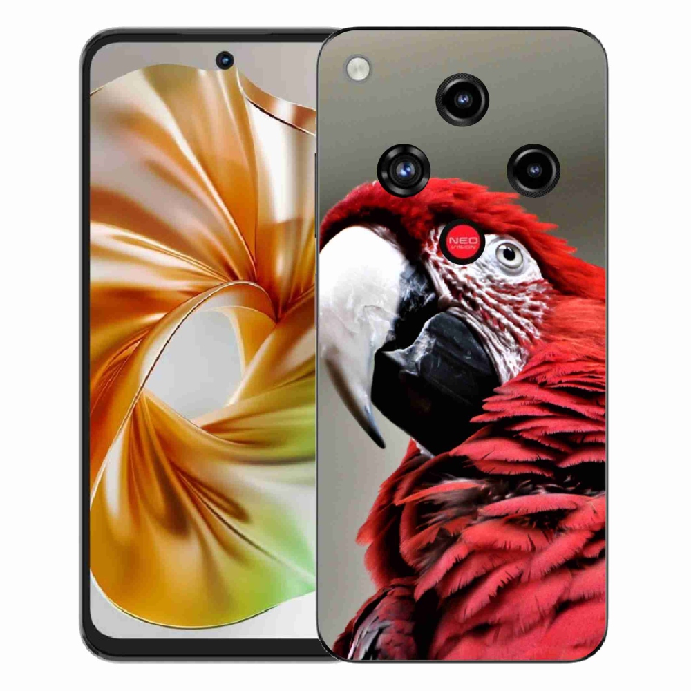 ZTE Nubia Focus 2 zselés tok mmCase - papagáj ara piros