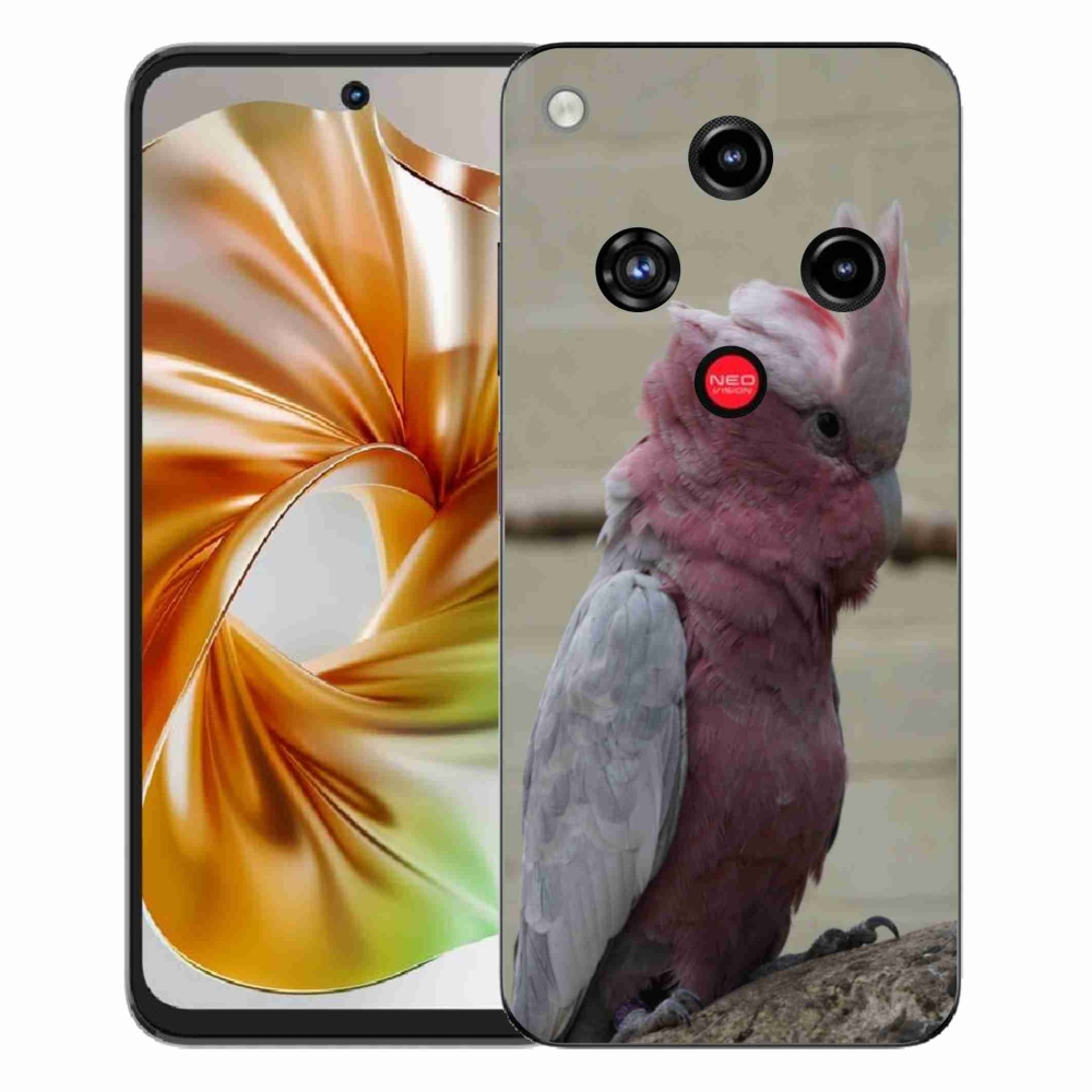 ZTE Nubia Focus 2 zselés tok mmCase - papagáj kakadu rózsaszínű