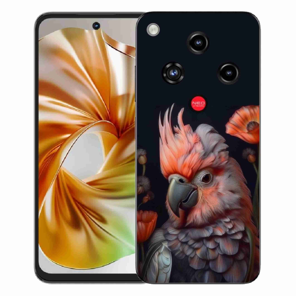 ZTE Nubia Focus 2 zselés borító mmCase - papagáj kakadu színekben
