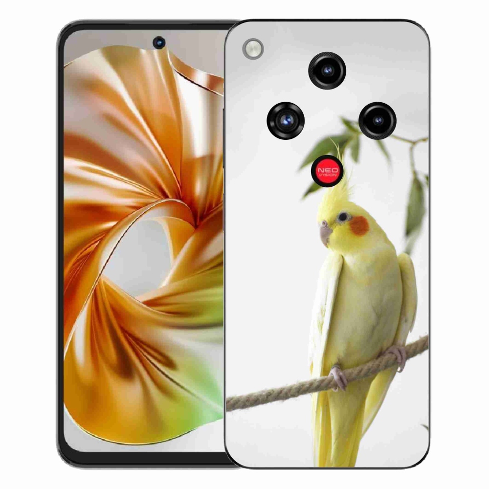 ZTE Nubia Focus 2 zselés borító mmCase - papagáj korall színű tok