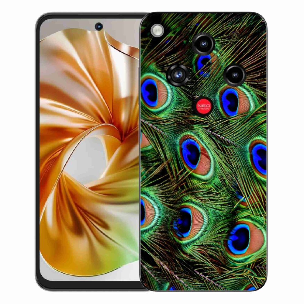 ZTE Nubia Focus 2 zselés tok mmCase - pávatoll