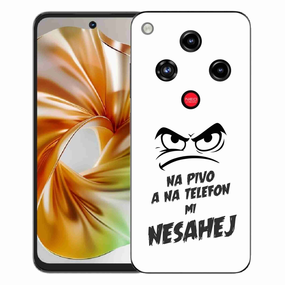 ZTE Nubia Focus 2 zselés borító mmCase - sör motívum 2 fehér háttér