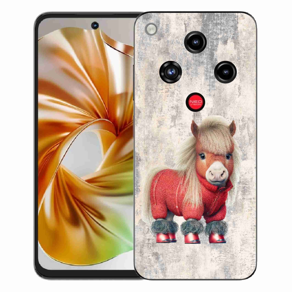 ZTE Nubia Focus 2 zselés tok mmCase - póni pulóverben