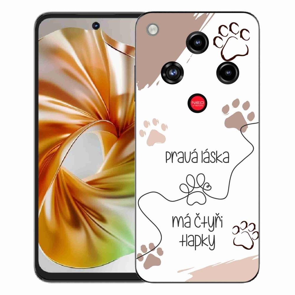 ZTE Nubia Focus 2 zselés tok mmCase - kutya motívum 1 fehér háttér