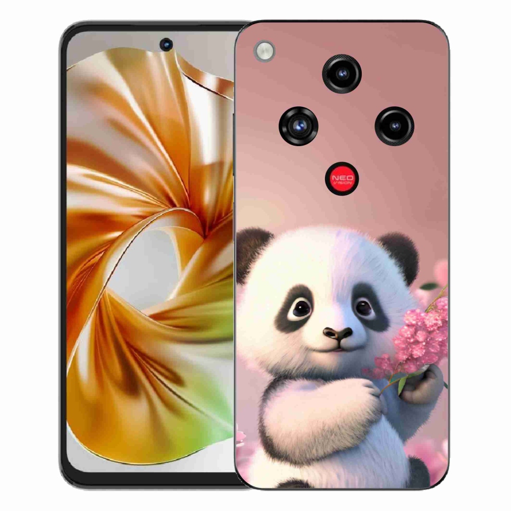 ZTE Nubia Focus 2 zselés tok mmCase - aranyos panda