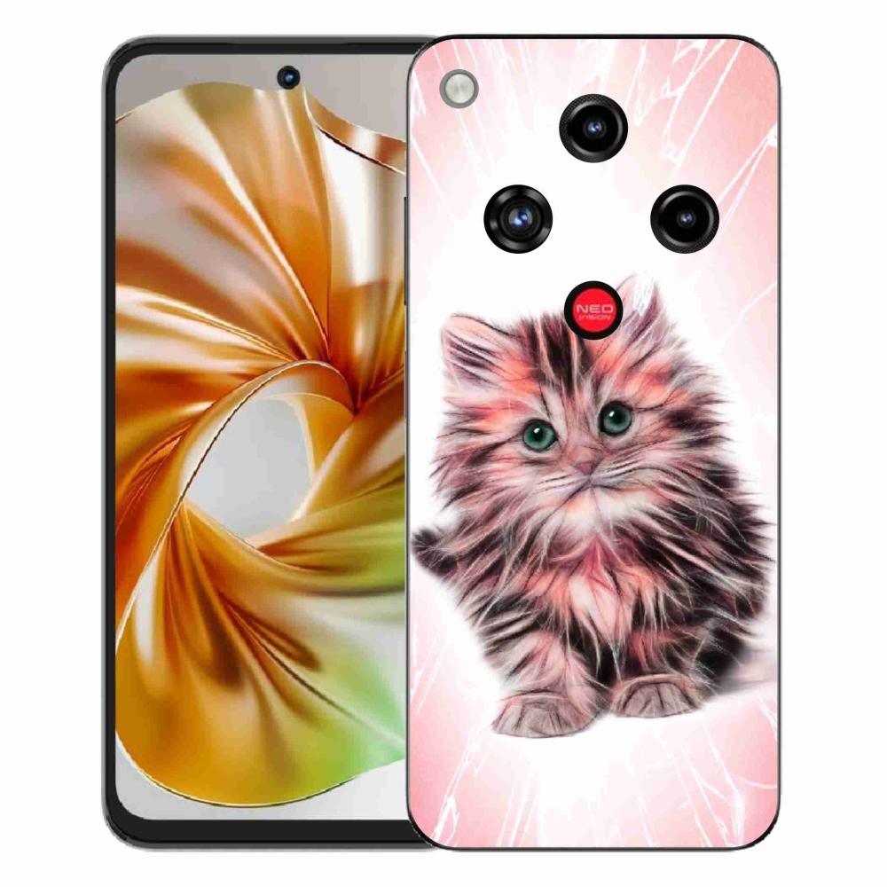 ZTE Nubia Focus 2 zselés borító mmCase - aranyos cica