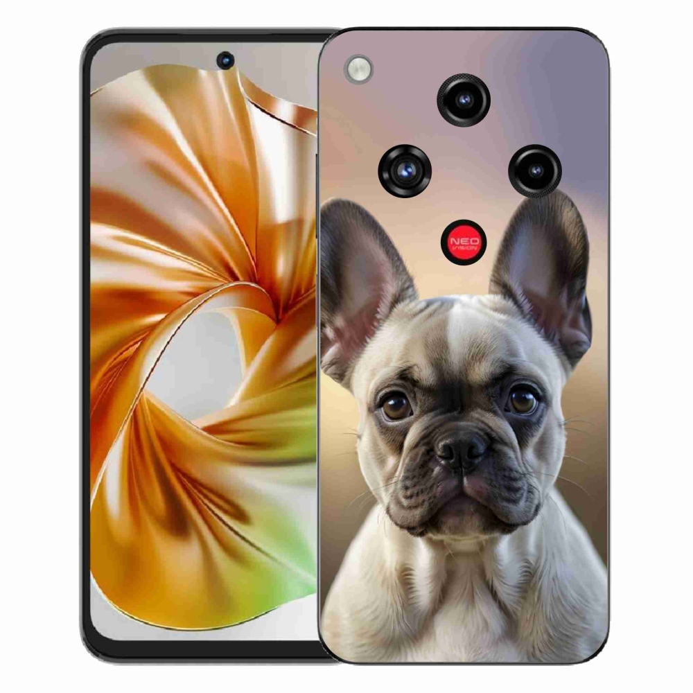 ZTE Nubia Focus 2 zselés borítás mmCase - aranyos francia bulldog