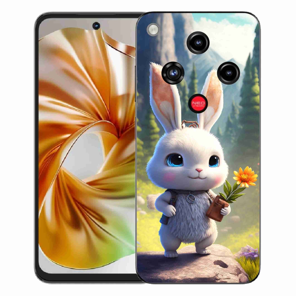 ZTE Nubia Focus 2 zselés tok mmCase - aranyos nyuszi