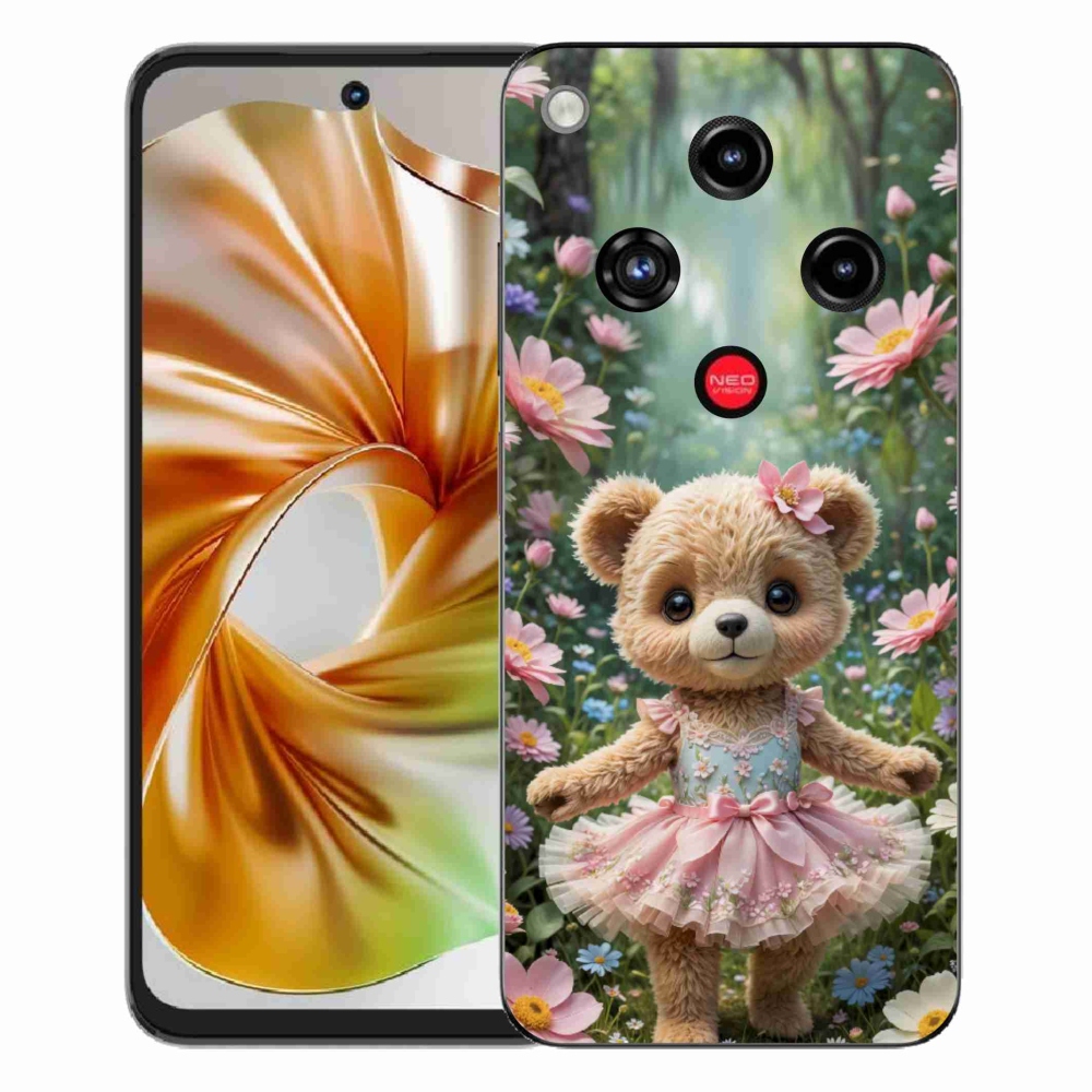 ZTE Nubia Focus 2 zselés borító mmCase - aranyos virágos macik
