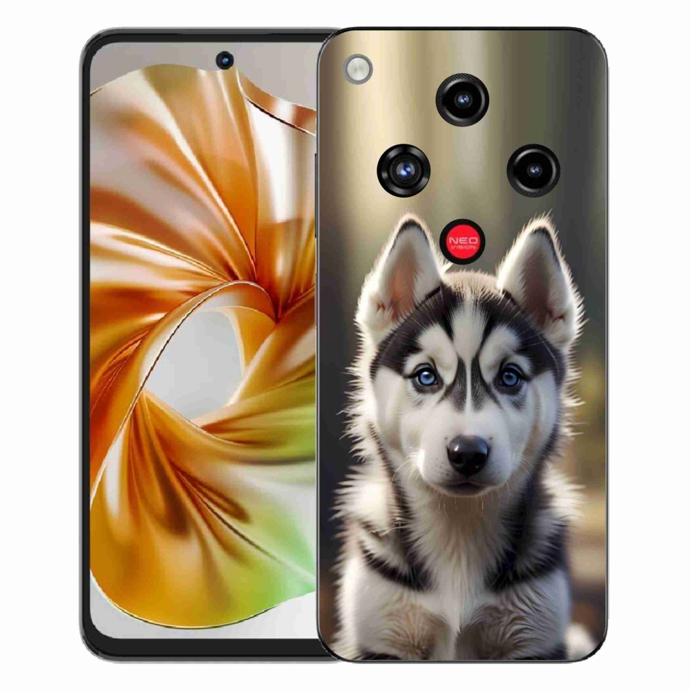 ZTE Nubia Focus 2 zselés borítás mmCase - aranyos szibériai husky