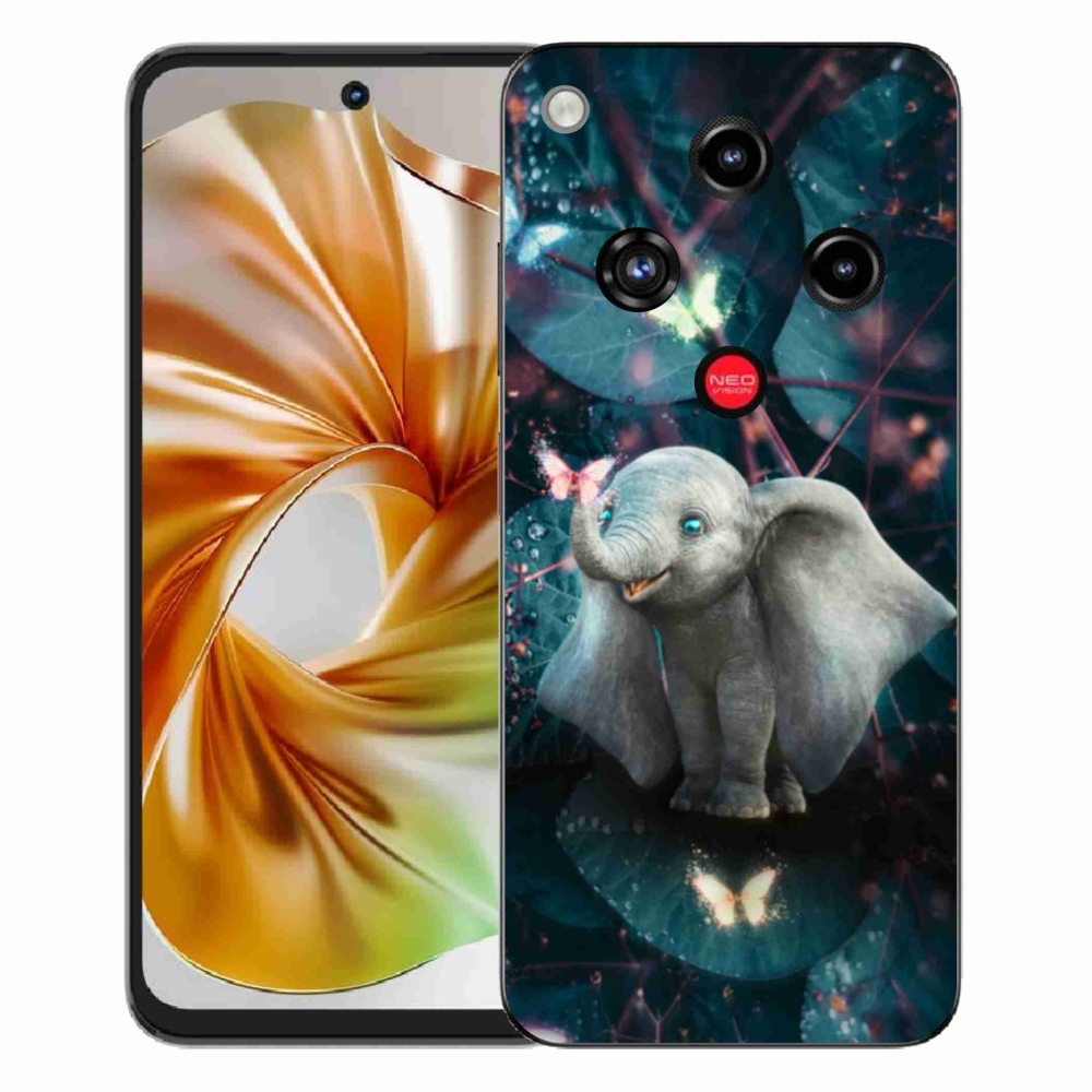 ZTE Nubia Focus 2 zselés tok mmCase - aranyos elefánt