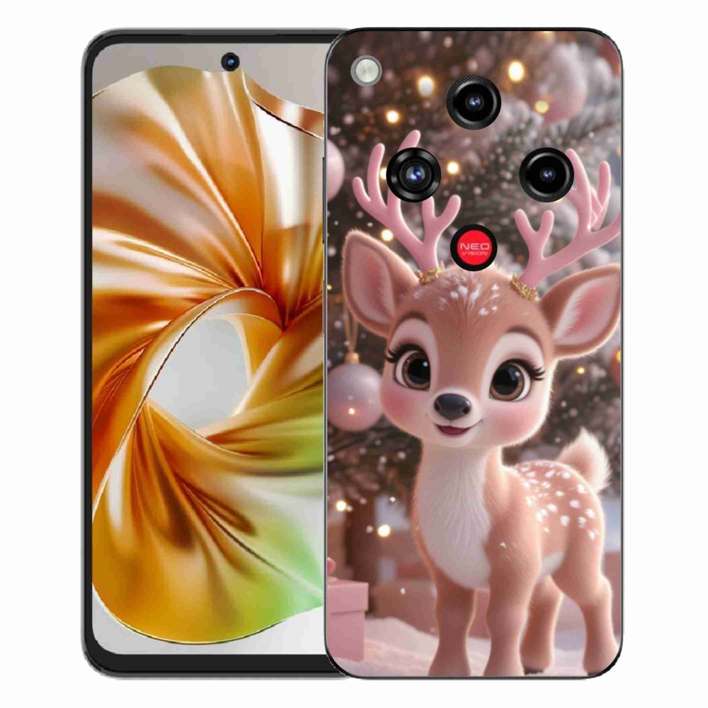 ZTE Nubia Focus 2 zselés tok mmCase - aranyos rénszarvas