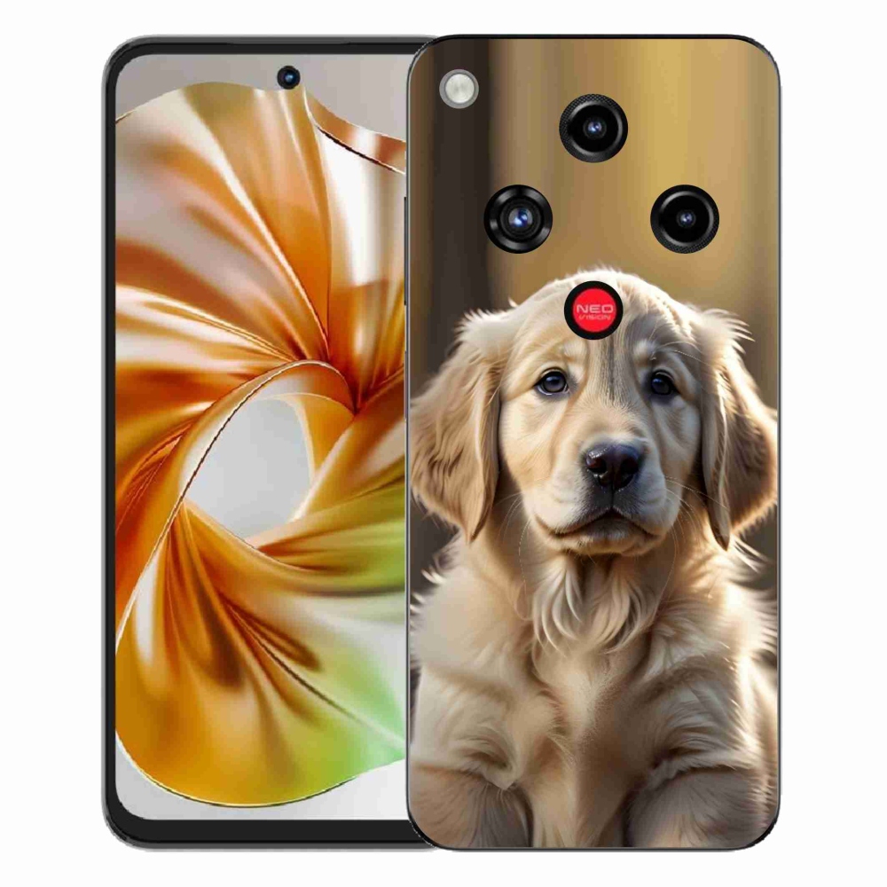 ZTE Nubia Focus 2 zselés borítás mmCase - aranyos arany retriever
