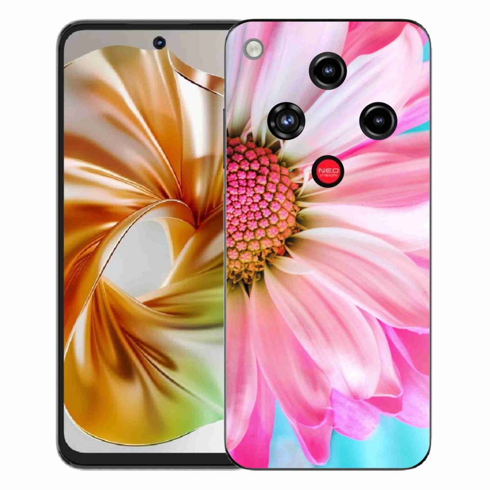 ZTE Nubia Focus 2 zselés borító mmCase - rózsaszín virág