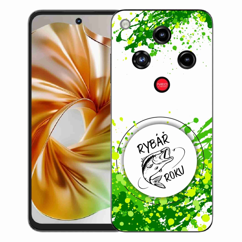 ZTE Nubia Focus 2 zselés borító mmCase - az év halászának fehér háttere