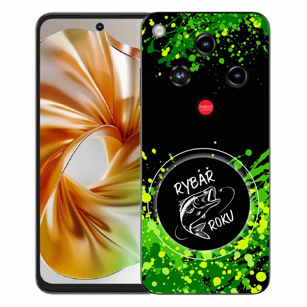ZTE Nubia Focus 2 zselés borító mmCase - az év horgásza fekete háttérrel