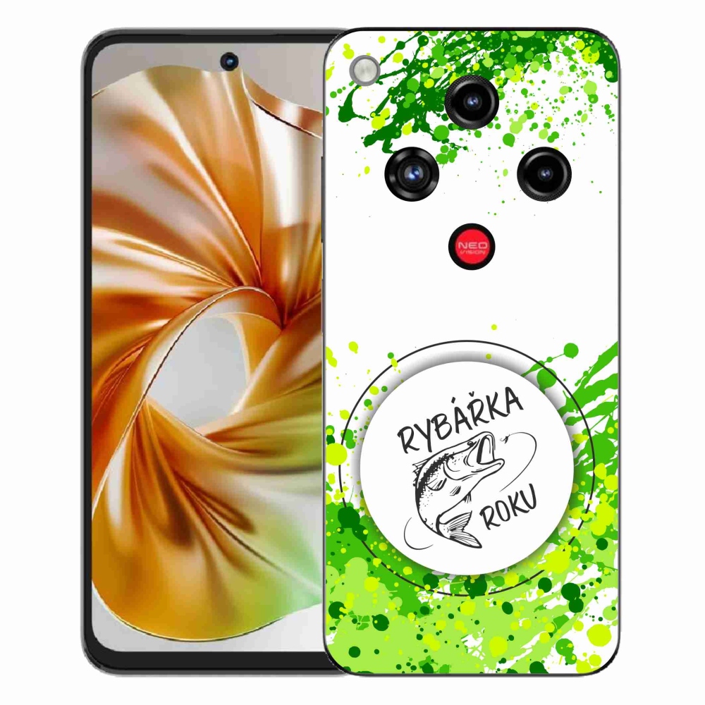 ZTE Nubia Focus 2 zselés borító mmCase - az év halászának fehér háttere