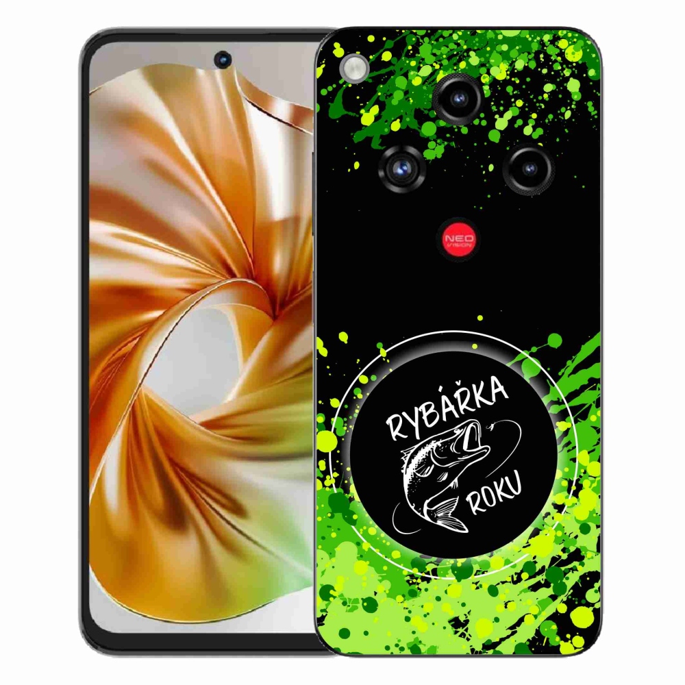 ZTE Nubia Focus 2 zselés borító mmCase - az év horgásza fekete háttérrel