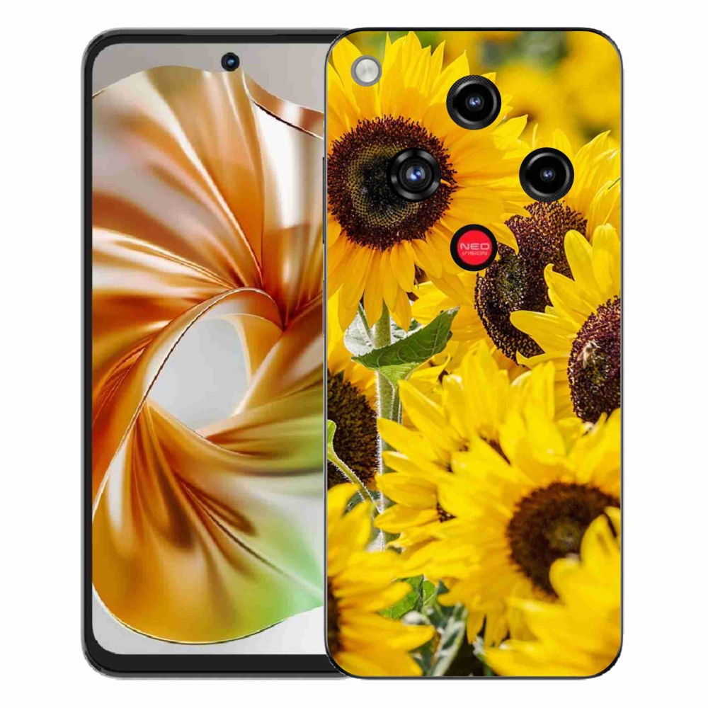 ZTE Nubia Focus 2 zselés tok mmCase - Napraforgó