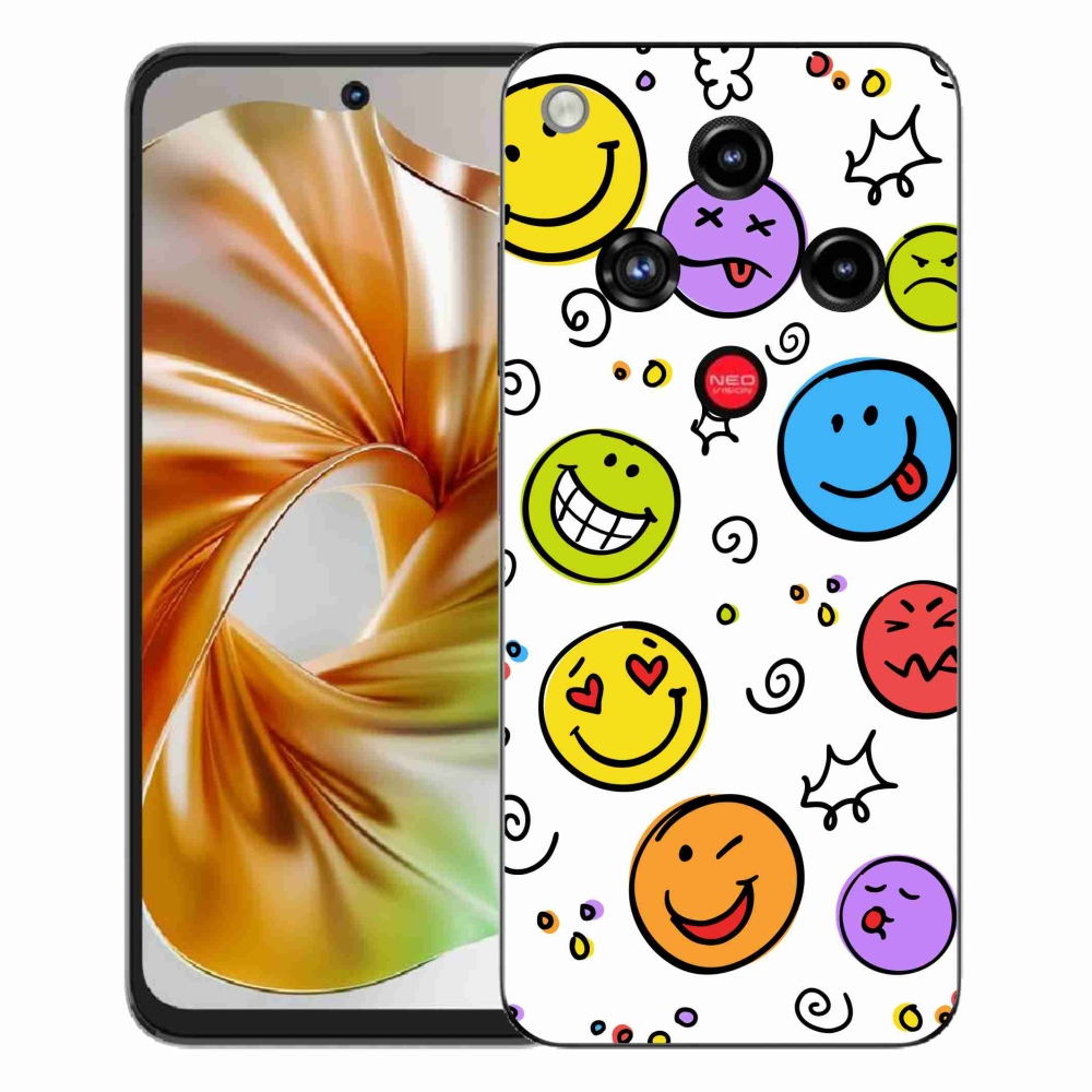 ZTE Nubia Focus 2 zselés borítás mmCase - smiley-k
