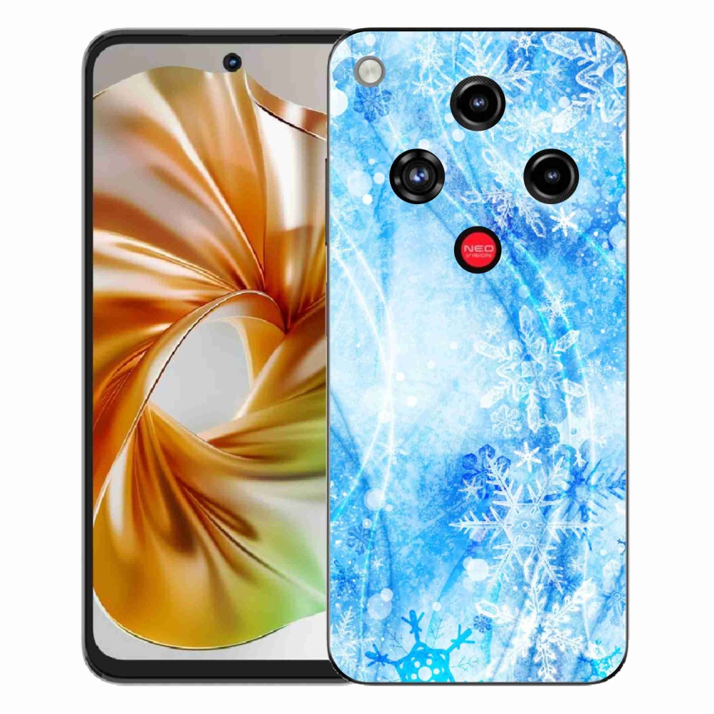 ZTE Nubia Focus 2 zselés borító mmCase - hópelyhek