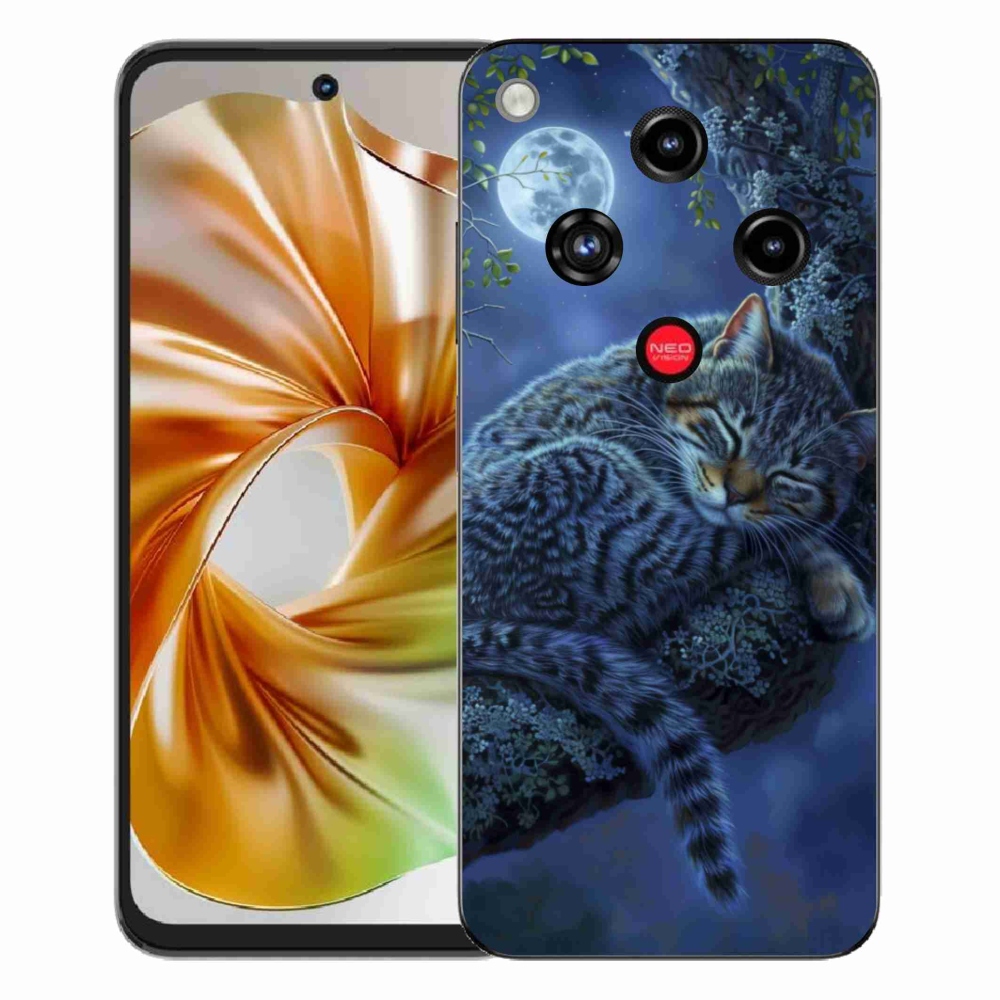 ZTE Nubia Focus 2 zselés borító mmCase - alvó macska
