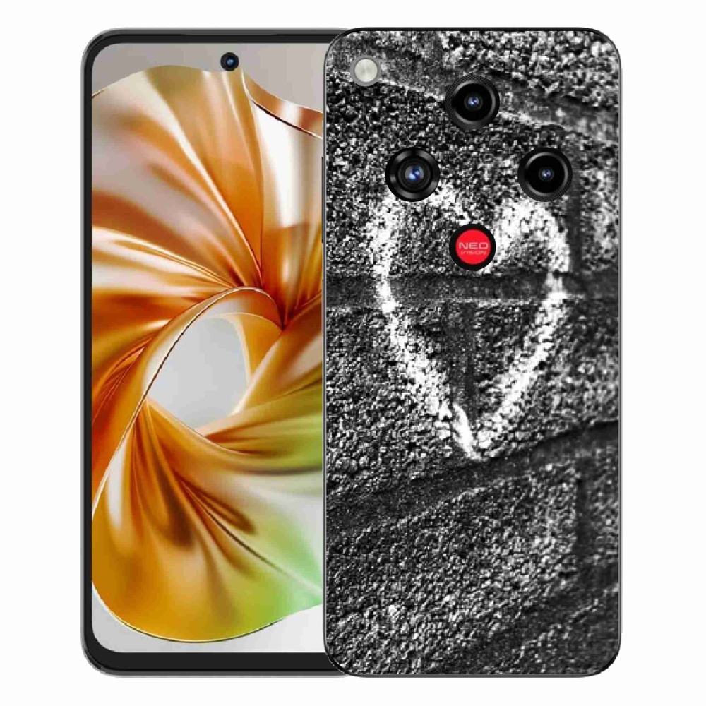 ZTE Nubia Focus 2 zselés borító mmCase - szív a falon