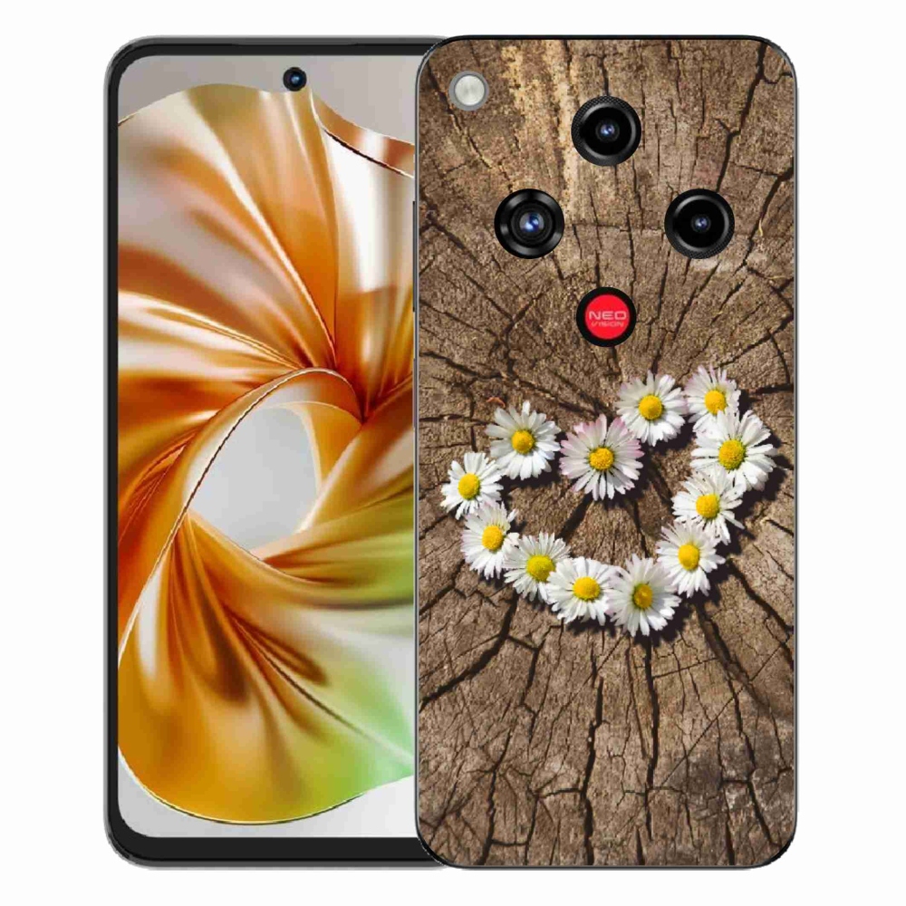 ZTE Nubia Focus 2 zselés borító mmCase - Százszorszépek szíve