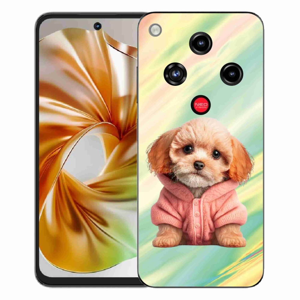 ZTE Nubia Focus 2 zselés borító mmCase - pulóveres kiskutya a ZTE Nubia Focus 2 számára
