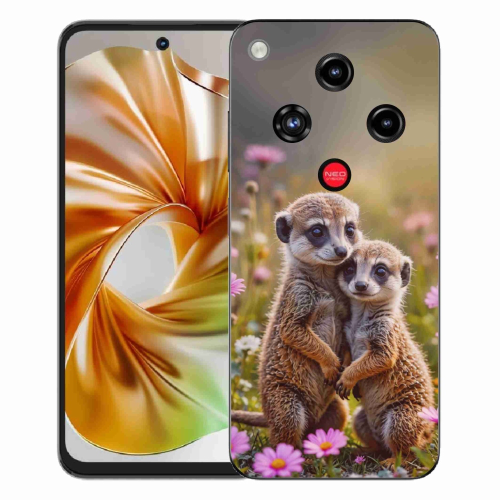 ZTE Nubia Focus 2 zselés tok mmCase - szurikátás duóhoz
