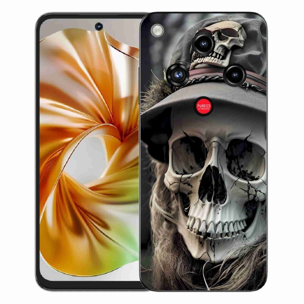 ZTE Nubia Focus 2 zselés borító mmCase - sötét koponya