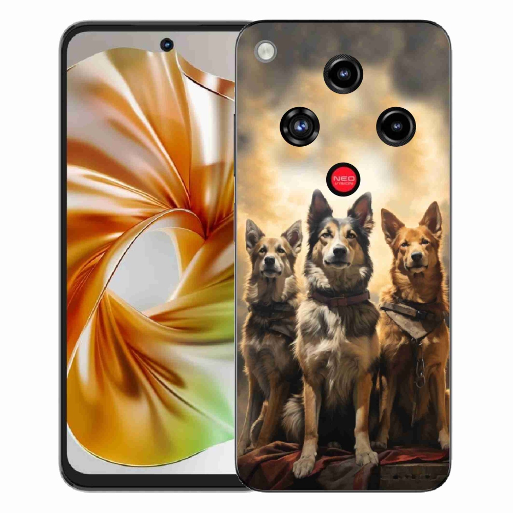 ZTE Nubia Focus 2 zselés tok mmCase - három psi