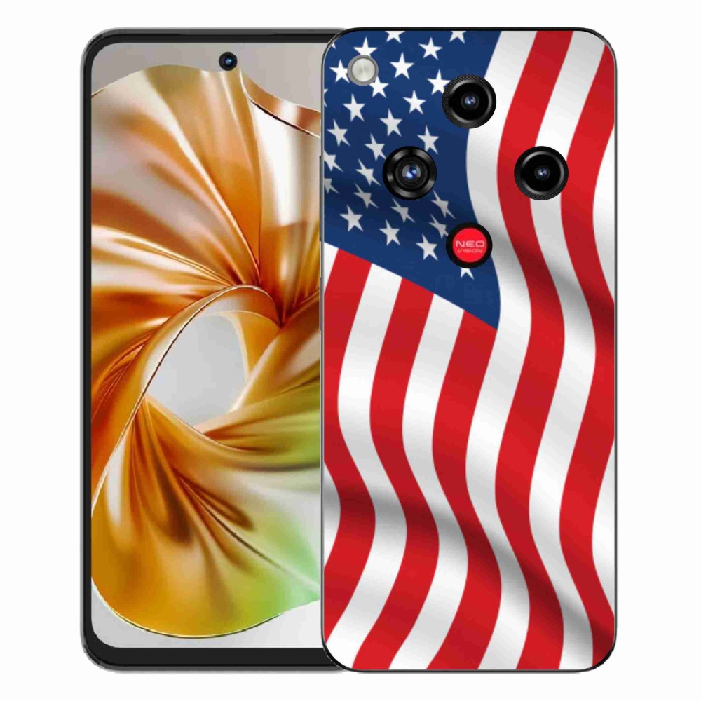 ZTE Nubia Focus 2 zselés tok mmCase - amerikai zászlóhoz
