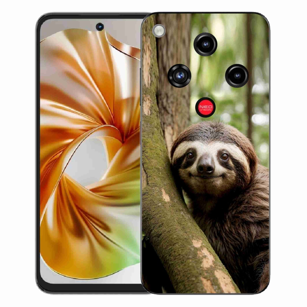 ZTE Nubia Focus 2 zselés borítás mmCase - mosolygó lajhár