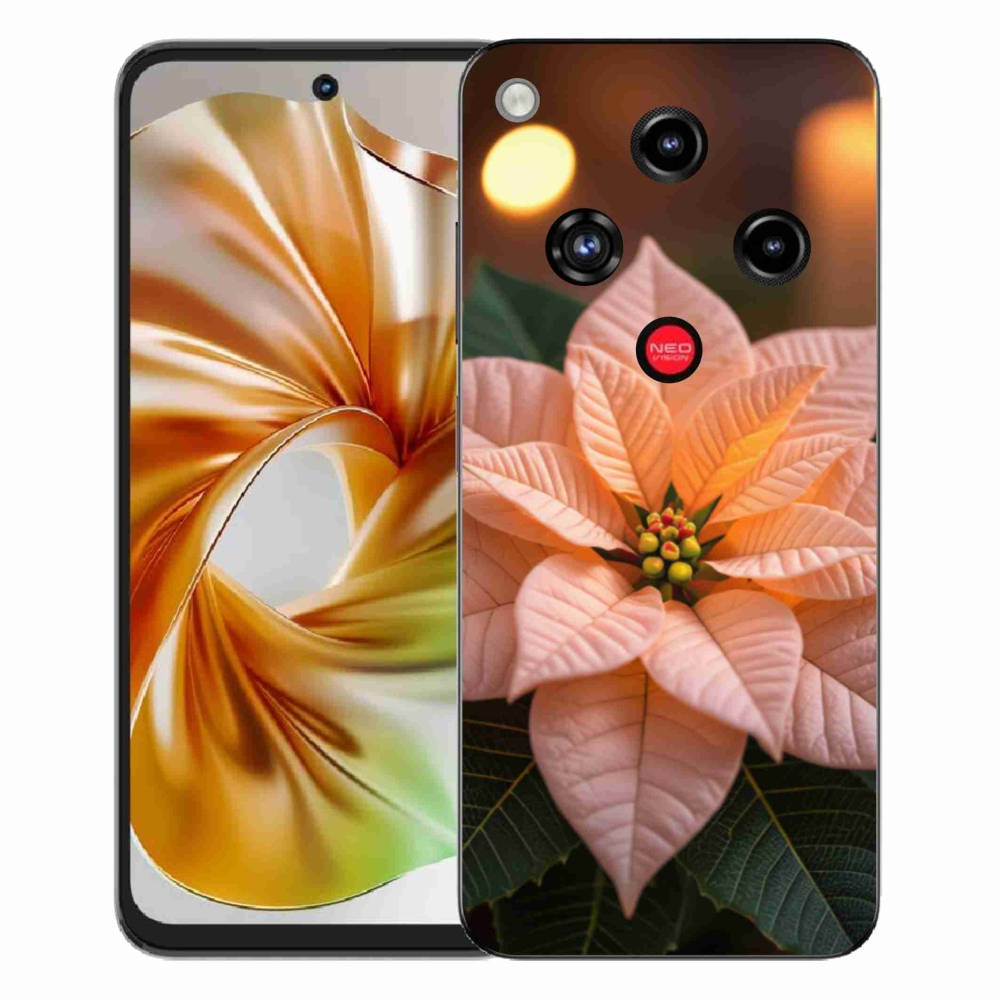 ZTE Nubia Focus 2 zselés tok mmCase - mikulásvirág