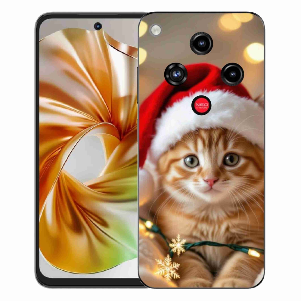 ZTE Nubia Focus 2 zselés borítás mmCase - Karácsonyi cica